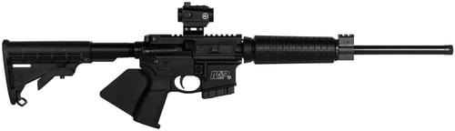 Smith & Wesson 12938 M&P15 Sport II OR *CA Compliant 5.56x45mm NATO 16" 10+1 Black Fixed Black Synthetic Stock Black California Paddle Grip Right Hand Crimson Trace Red Dot