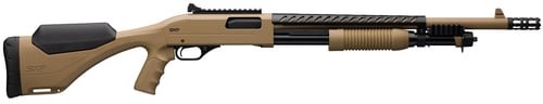 Winchester Repeating Arms 512410395 SXP Extreme Defender 12 Gauge 3" 18" 5+1 Flat Dark Earth Rec/Barrel Flat Dark Earth Fixed Pistol Grip with Adjustable Comb Stock