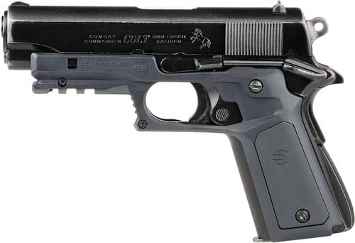 Recover Tactical CC3P0504 Frame Grip Gray Polymer Frame with Interchangeable Light & Dark Gray Panels for Standard Frame 1911
