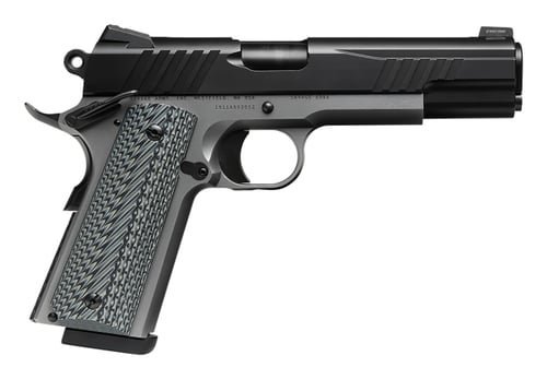 SAV 67201 1911 GOVT 45 5IN BLK/SS BLK MELONITE