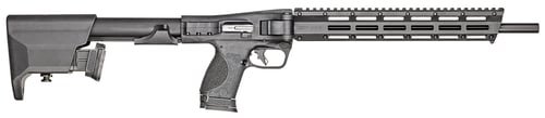 Smith & Wesson 12576 M&P FPC 9mm Luger 10+1 16.25" Black Oxide Steel Barrel, Black Anodized Aluminum Receiver, M-LOK Slots w/Picatinny Style Rail Handguard, Adjustable Black Synthetic Stock